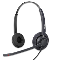 Fiberme 99% Microphone Background AI Noise Canceling Professional Headset FCH7303D