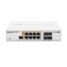 Mikrotik CRS112-8P-4S-IN 8-Port Gigabit PoE Smart Switch with 4 SFP Cages