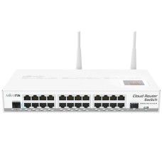 MikroTik CRS125-24G-1S-2HnD-IN 24-Port Gigabit Layer 3 Switch with 2.4GHz Wi-Fi