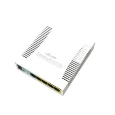Mikrotik RB260GSP 5-Port Gigabit Smart Switch with 4-Port PoE Out - CSS106-1G-4P-1S