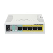 Mikrotik RB260GSP 5-Port Gigabit Smart Switch with 4-Port PoE Out - CSS106-1G-4P-1S