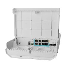 Mikrotik netPower Lite 7R Outdoor 8-Port Reverse PoE Switch - CSS610-1GI-7R-2S+OUT